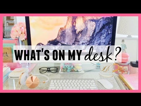 What's On My Desk ♡ My Desk Essentials! Updated!