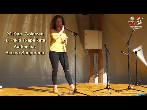 201908150401 Ianire Segurola eta Elaia Diaz, Trikitilari Gazteen II  Txapelketan Goiatzen