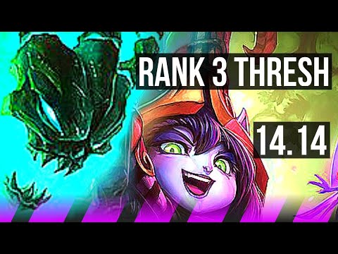 THRESH & Vayne vs LULU & Aphelios (SUP) | Rank 3 Thresh, 900+ games, 3/4/19 | BR Challenger | 14.14