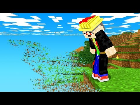 minecraft but the world disappears every 60 seconds