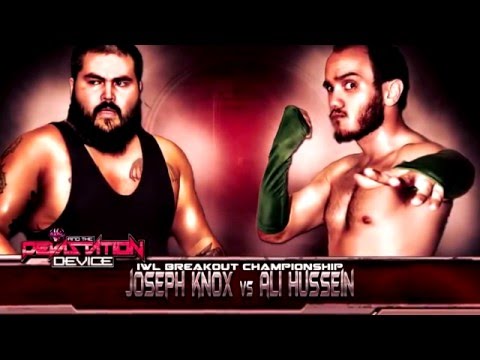 IWL "And The Devastation Device": Joseph Knox (c) vs. Ali Hussein 4/25/15