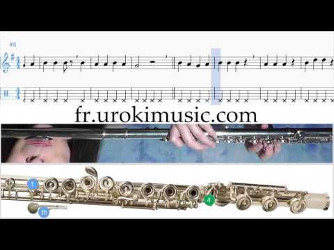 Cours de Flute à bec B  Mary  Had a Little Lamb C#1 S#1 L#9 Partitions Mélodie Сhansons Tuto Comment