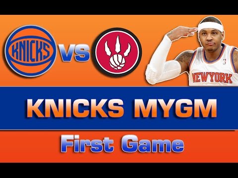 NBA 2K15 New York Knicks MyGM EP. 2: Opening Day Game