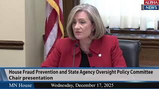 LIVE: House Fraud Prevention and State Agency Oversight Committee Hear