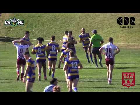 2018 CRRL - Reserve Grade Round 11 Highlights - Queanbeyan Kangaroos v Woden Valley