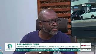 Ibrahim Adjei Opposes Proposal to Extend Ghana’s Presidential Term to Five Years