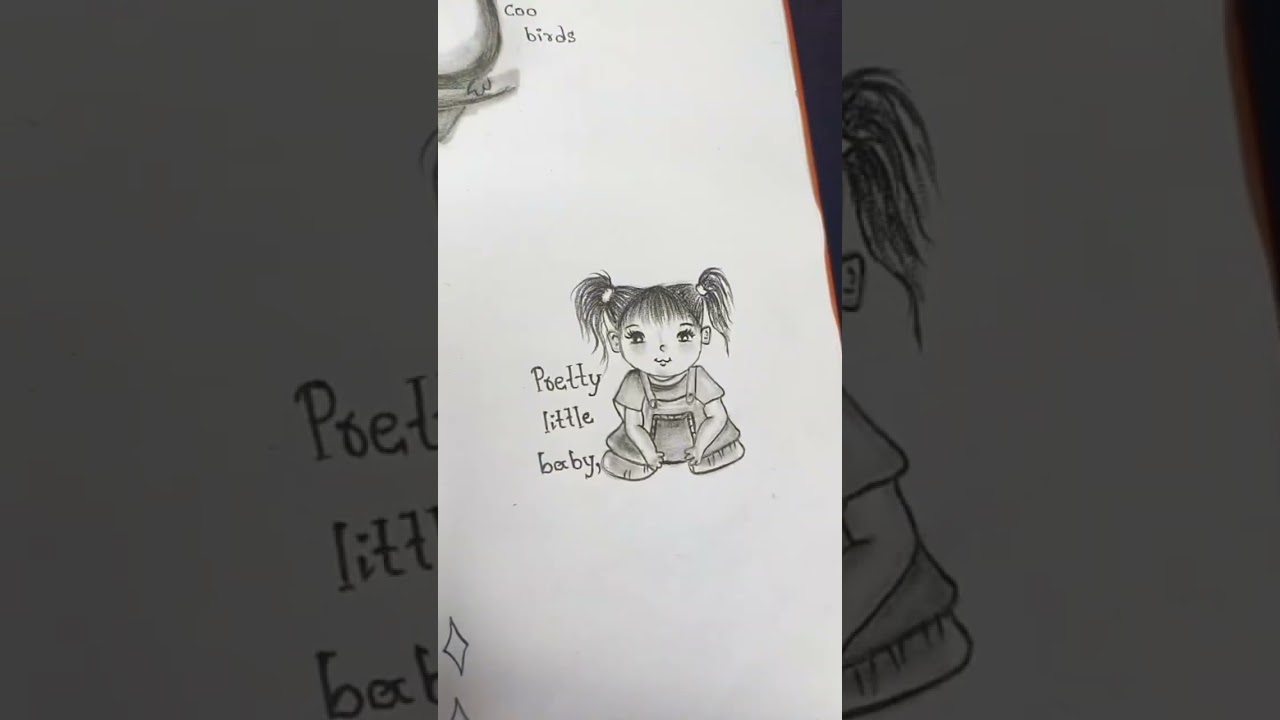 pretty little baby# art version# artist vibe #art #shorts#🧿❤🧿❤🧿