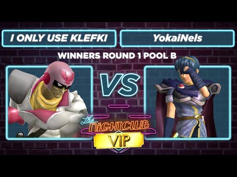 The Nightclub VIP:  YokaiNels (Marth) vs I ONLY USE KLEFKI (Falcon) - WR1 SSBM Pool B