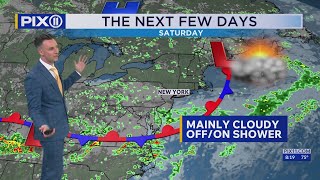 First weekend of summer starts out cloudy, showery for NYC, NJ