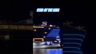 Star of the Seas Aft Lit Up Looks Amazing!