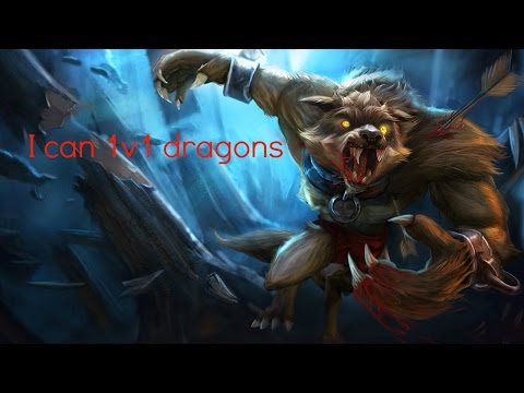Warwick vs shyvana jungle LOL gameplay