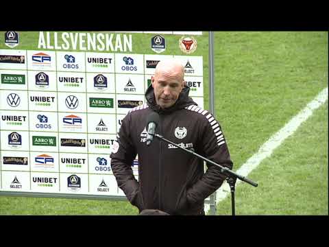 Presskonferensen efter Kalmar FF- Hammarby IF 23 maj, 2021