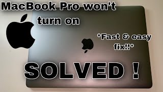 How to fix: MacBook Pro Won