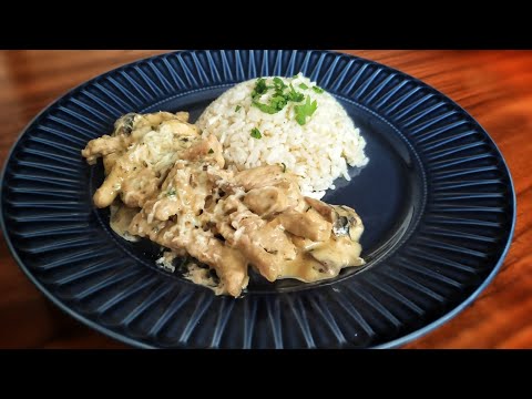 Emincé de poulet à la moutarde et à la crème / Facile et savoureux !