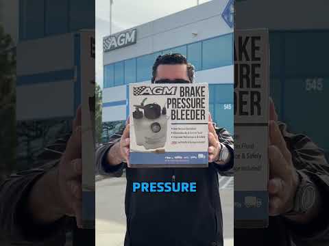 Get the best brake pedal feel in your life with the AGM Brake Pressure Bleeder!