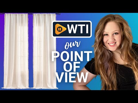 VOILYBIRD Natural Linen Blended Farmhouse Curtains 84 Inches Long Living Room Boho Curtains & Drapes Country Style - WTI product video review