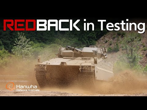 Hanwha's Redback IFV in testing