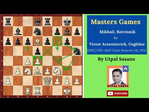 Botvinnik Vs Goglidze [D94] URS - ch 07 Final Moscow, 1931 (Part 1)