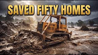 How an Unplanned CASE Crawler Dozer Saved Fifty Homes After the 1986 Oroville Flood Surge