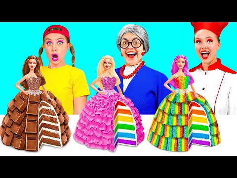 Me vs Grandma Cooking Challenge | Crazy Ideas To Cook by BaRaDa Challenge