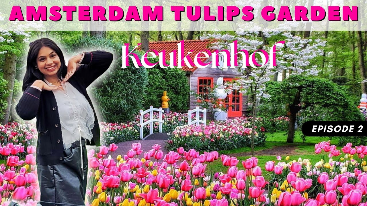 Travelers embark on a visit to Keukenhof Gardens.
