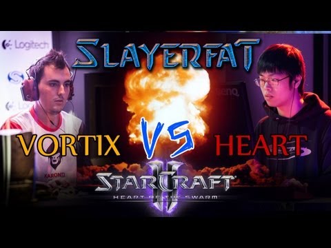 Starcraft 2 en español - Heart of the swarm 2013 - k3 Vortix vs Ax heart