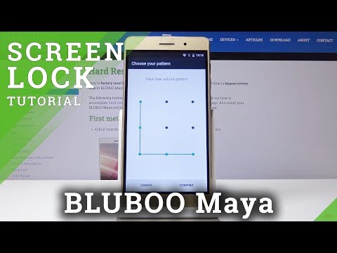 How to Set Up Pattern Lock in BLUBOO Maya – Add Lock Screen Protection
