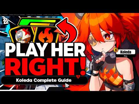 HER STUNS ARE CRAZY! Complete Koleda Guide (Teams/Combo/Disk/W-Engine) - Zenless Zone Zero