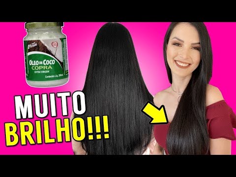 Aprenda a hidratar o cabelo com óleo de coco