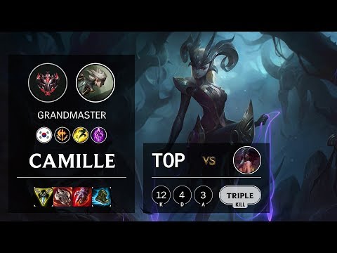 Camille Top vs Akali - KR Grandmaster Patch 10.9