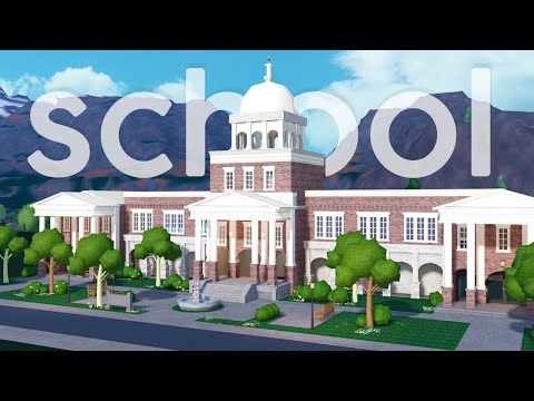 Building the NEW BLOXBURG SCHOOL w/ Anix & Faulty