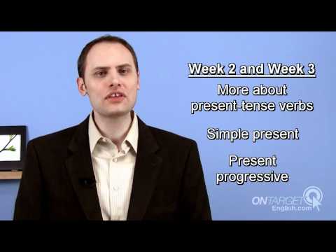 Simple present-tense verbs in English