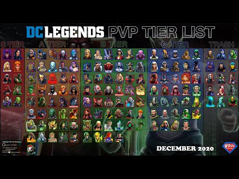 End Game PvP Tier List - December 2020 - DC Legends Mobile