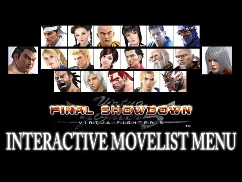 Virtua Fighter 5 FS Video Movelists