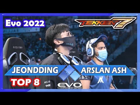 Evo 2022 Tekken 7 Arsalan Ash VS Jeondding - Top 8 - 1080p 60fps