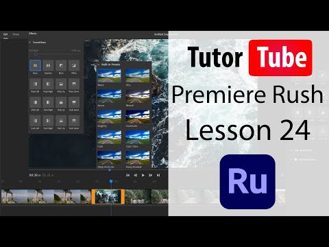 Premiere Rush Tutorial Lesson 24 Unlink Audio from Video