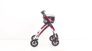 Čtyřkolové hliníkové vnitřní rehabilitační chodítko Jaguar Mobilex