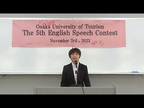国際交流学科 ◇The 5th English Speech Contest【特別賞】高　娜娜 さん(国際交流学部4年)
