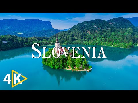 FLYING OVER SLOVENIA (4K UHD) - Soothing Music Along With Beautiful Nature Video