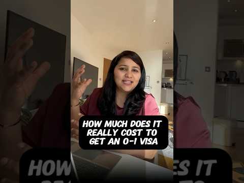 How much does an O1 visa cost in the US?