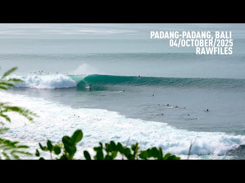 PadangPadang - West Swell - Deep Tubes - RAWFILES - 04/OCTOBER/2025