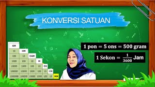 KONVERSI SATUAN PANJANG, MASSA, DAN WAKTU #konversisatuan #besarandanpengukuran