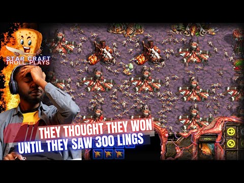StarCraft Troll Plays  |  Using 300 Zerglings to Kill Players in 18 minutes |  How To Gameplay