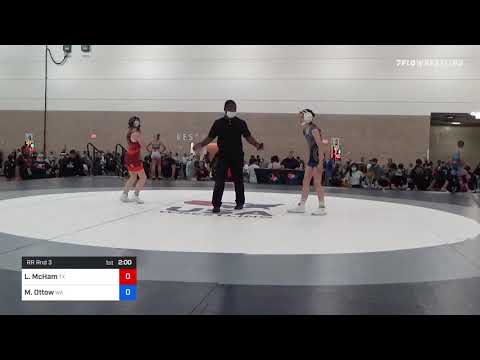 80 Kg Rr Rnd 3 - Lauren McHam, TX Vs Malia Ottow, WA