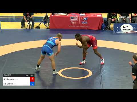 2018 FS WTT Challenge/Senior Men 97 Semi-Finals - Kyven Gadson (Sunk) Vs. Blaize Cabell (Vall).mp4