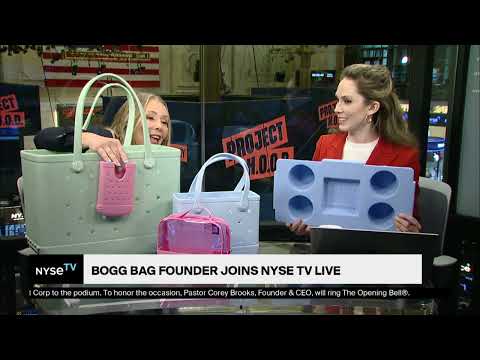 Kim Vaccarella, Founder of Bogg Bag joins NYSE TV Live