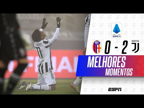 CUADRADO ANOTA GOLAÇO, KAIO JORGE GANHA MINUTOS, E JUVENTUS VENCE O BOLOGNA | Melhores Momentos