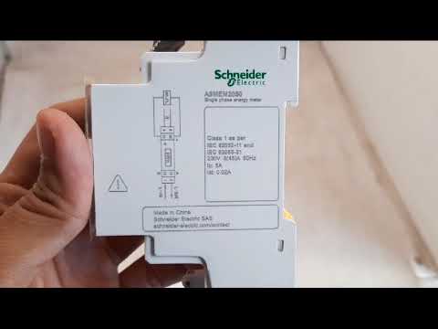 Modular Single Phase KWH Meter Schneider 45A  A9MEM2050-TERA