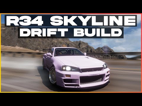 R34 Skyline DRIFT Build | Forza Horizon 5 | Upgrades + Tune