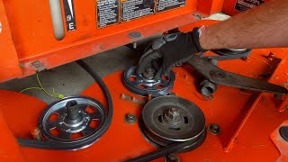 Zero Turn Mower Pulley Rubs On Deck - Fix